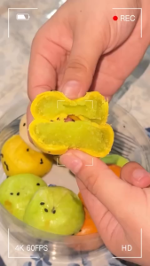 Bánh Pía 11-12 cái Tròn Nhỏ Xinh Ngon Hương Vị Bánh Pía Hồng Kông Chính Gốc