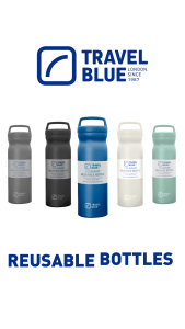Travel Blue Hot/Cold Reusable Water Bottle - TB525 (Black)