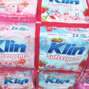 Harga 3 renceng Soklin bubuk Softergent jumbo isi 18 Sachet