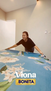 VIONA T25 - Sprei Viona By Bonita Queen Tinggi 25cm (160x200) BY BONITA Ada Karet Anti Slip Terlaris Pilihan