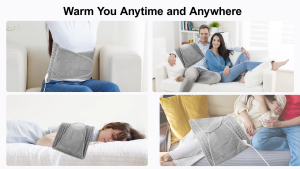แผ่นทำความร้อนไฟฟ้า แผ่นอุณหภูมิอัจฉริยะปรับได้ เข็มขัดพยุงเอว เข็มขัดความร้อนบรรเทาอาการปวด สำหรับสำนักงานบ้านผลิตภัณฑ์ให้ความอบอุ่นในฤดูหนาวสำหรับร่างกายส่วนท้องหลังขา