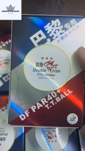 [Anh Nguyễn] Bóng thi đấu Song ngư double fish V40+ PARIS chính hãng hộp 6 quả