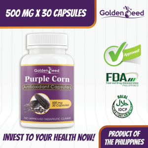 Golden Seed Purple Corn Antioxidant Food Supplement Capsules