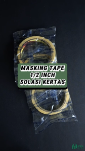 Masking Tape Twister 1/2 inch Lakban Solasi Solatip Kertas