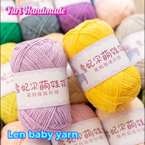 Len Baby Yarn màu loang mềm mịn cho bé chính hãng