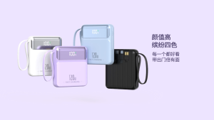 [Warehouse] Fast Charging Power Bank Cable Powerbank 10000 mAh 4 in 1 Suitable for 15 Series Phones
