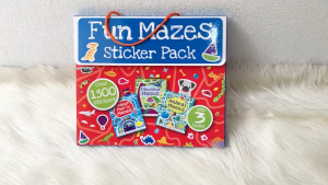 Fun Mazes Sticker Pack with 3 Books and Over 1500 Stickers
