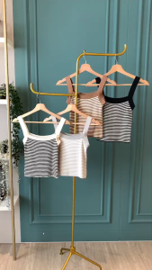 BL20943 Kay Stripe Square Neck Tanktop