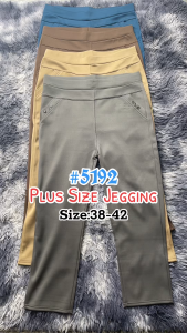 Fashion Trend  Plus Size Jegging Pants For Office Wear Skinny Type Can fit From 38-42 Waistline 5192