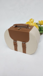 Giftbox Unik Box Souvenir Ulangtahun Custom | Box Hampers Model Terbaru Warna Cream