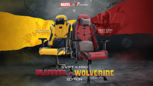 [PRE-ORDER] TTRacing Swift X Pro Deadpool & Wolverine Gaming Chair Ergonomic Office Chair - 2 Years Official Warranty