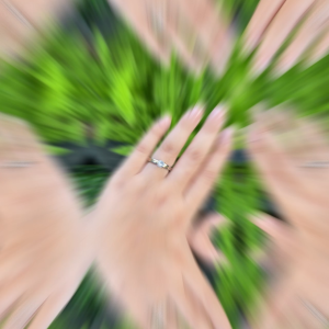 Glamorama Engagement Ring: \"Miles\" Gold Plated Solitaire Cubic Zirconia Romantic Proposal & Anniversary for Women/Her