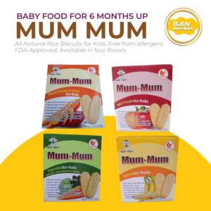 Mum-Mum - All Natural Rice Biscuits for Kids - American Brand - Baby Snack