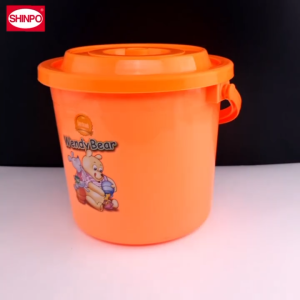 (BISA COD) PROMO Shinpo SIP-250T Ember Air Dengan Tutup Deluxe Water Bucket / Wadah Air Plastik / Penyimpanan Air Dengan Handle / Ember Mandi