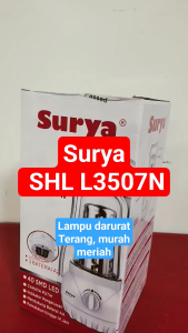 Surya Lampu Emergency Petromak SHL L3507N SMD 40 LED Light Led with Dimmer Switch Rechargeable