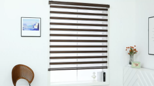 Modern Korean Shutters Windows Venetian Double Roll-Up Curtains Suitable For Room Decoration Living Room Bathroom Office