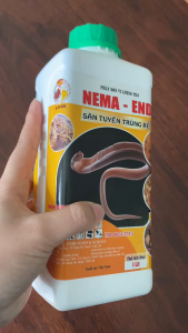 Trừ bệnh Tuyến trùng rễ 1 lít ngăn ngừa nấm đất hại rễ gây thối rễ. trừ bệnh tuyến trùng rễ thối rễ khỏe bộ rễ - NEMA END