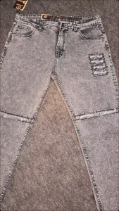 JUMBO - Celana jeans pria jumbo slimfit melar model sobek riped tidak tembus BIGSIZE 27-48 TRENDY