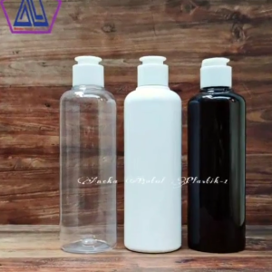 Botol Fliptop 250ml / Botol Plastik 250 Ml PET Tebal Tutup Putih