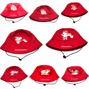 Bucket Anak HUT RI 79 17 Agustus/Bucket kemerdekaan Indonesia Merah Putih 79