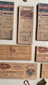 30pcs Vintage Ticket Paper Letter Notebook Journaling Journal Stationery  Vintage Ticket Paper