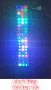 Led rọi mắt trâu 3 bóng led hắt rọi lúp cao siêu sáng 3W điện áp DC12V Chạy Tự Động Siêu Đẹp Chuyên Bảng Hiệu