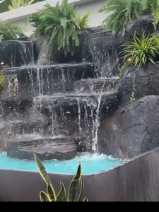 น้ำตกภูเขาจำลองขนาดยาว3เมตร