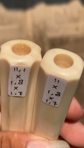 Pipa GG Asli Lokal Segilpan & Blimbing 11cm Tebal Mulus