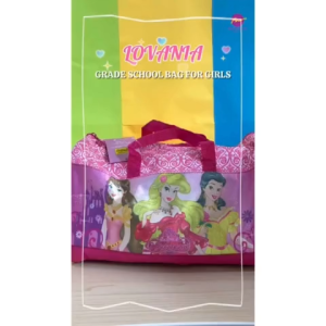 Boardwalk Lovania School Girls Duffle Bag with Princess Design