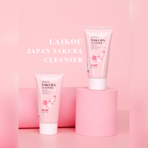 LAIKOU Japan Sakura Soften Skin Deep Cleansing and Moisturizing Facial Cleanser