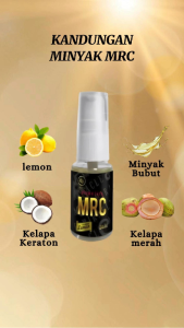 MINYAK MRC-MIRACLE OIL - MINYAK BUBUT - MINYAK TERAPI - 100% ORIGINAL