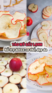 Táo mỹ sấy thăng hoa 100g và tổng hợp 20 loại hoa quả sấy thơm ngon - Chợ Thảo Dược Việt