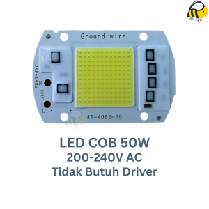 LED COB AC 50W 220V Chip Lampu LED Pengganti PJU Tanpa Driver