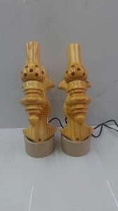 Đèn gỗ thông ốp tường bàn thờ Trang Trí Nhà Decor