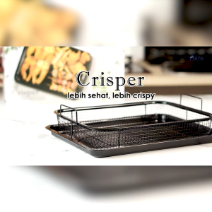 Panggangan Oven Saringan Minyak Asta Crisper Black Noir