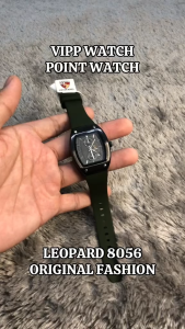 LEOPARD 8056 - Jam Tangan Wanita Strap Rubber Tanggal Aktif Fashion - Jam Tangan Cewek Analog