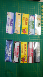 Notebook Label sticker glossy( 12 name & 12 subjects)