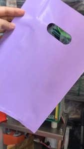 [MÀU TÍM] - 1KG PE BÓNG DẼO DAI túi gói hàng bóng dai loại tốt