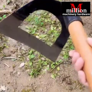 Garden Hollow Hoe Weeding Rake Labor-saving Weeding Loosening Soil Weeding Remover Tool Cangkul Tanah Cangkul Rumput