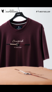 AEIOU เสื้อยืด Memo Supersoft Premium ลายปักใหญ่ รุ่น Flagbar V.2 สินค้าลิขสิทธิ์แท้