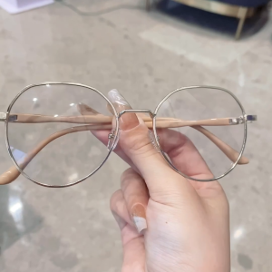 Fashion Anti Radiation Photochromic Glasses for Men Women Anti Blue Light Eyeglasses Replaceable Lens