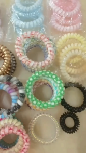 Cute Telephone Wire Ponytail HairTie Ponywire