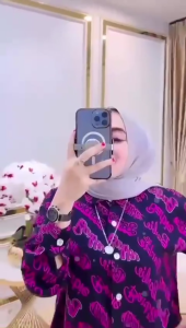 Baju One Set Daily OOTD Celana Setelan Barbie Bahan Rayon