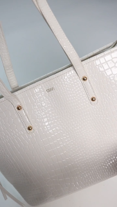 CEKA Tas Wanita Tas Selempang Totebag Wanita 2 In 1 Tas Jinjing Shoulder Bag Kulit Croco Hitam - Federika Bag