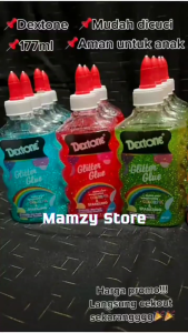 Dextone Slime Glitter Glue JF20: Lem Glitter Berkualitas Tinggi Untuk Mainan Anak Slime