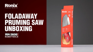 Ronix Tools RH-3608 Premium Quality German Technology | Folding Pruning Saw 150mm 65Mn Steel Blade Sharp & Durable 7 TPI Triple-Edged Teeth Ergonomic PP+TPR Handle Safety Lock for Secure Use Ideal for Cutting Green & Dry Wood Plastic Bone | NEW ARR