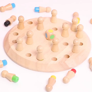 Ivorybaby Mainan Memory Chess Anak Catur Kayu Board Game