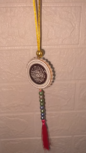 Gantungan Spion Mobil: Kaligrafi & Foto