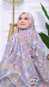 Mukena dewasa tamara qiblaty 2 in 1 resleting