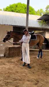 POLO CLUB รองเท้าบูทหนังแท้ รุ่น BO-1850 สีดำ | รองเท้าบูทผู้หญิง รองเท้าแฟชั่น หนังแท้100% ใส่สบาย สูง 2.5 นิ้ว